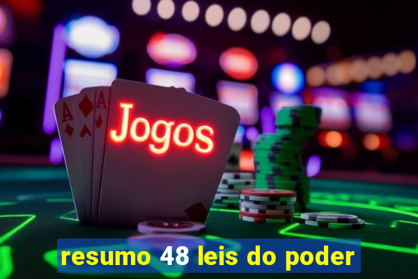 resumo 48 leis do poder